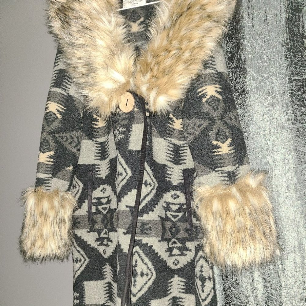 Tasha Polizzi Blanket Coat